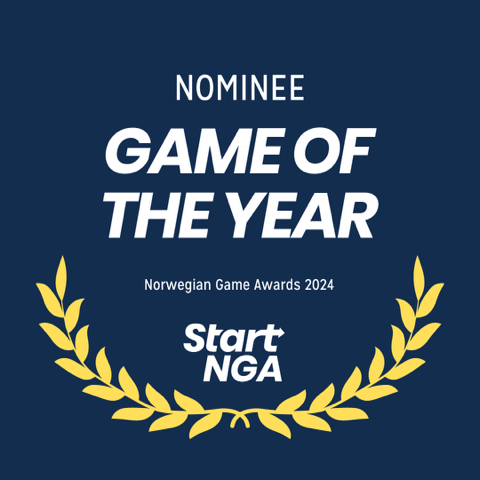 Norwegian game awards Certificate for SPLETT by eikpix from Norwegian Game Awards 2024